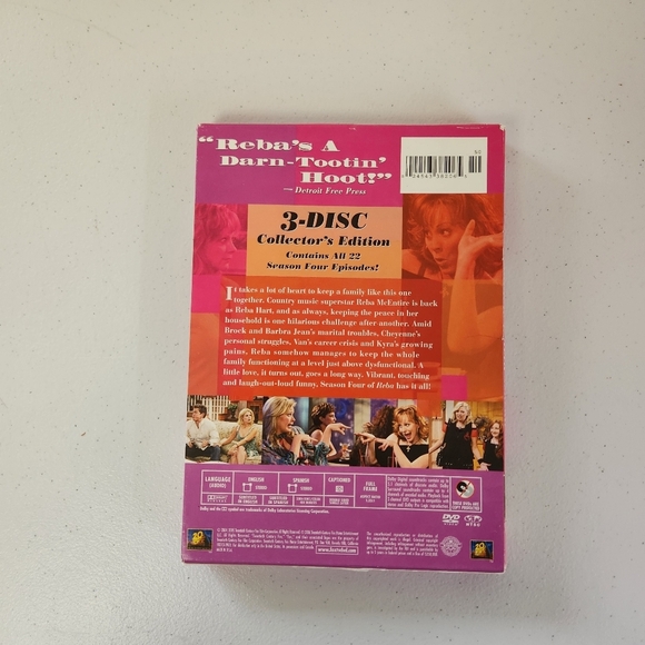 Reba The Complete Fouth 4th Season 4 DVD Used - Picture 2 of 2
